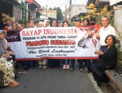 10 Juta Orang Tanda Tangan, Prabowo Jadi Presiden 2024