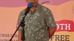 Foto: Sambutan Kepala DPKH Kabupaten Bone,  Andi Musafir,  S.Pi. (Dok. Ros/Enews)