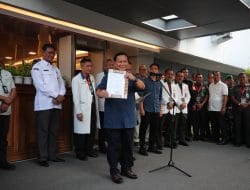 Prabowo: Tak Ada Persiapan Khusus Jalani Tes Kesehatan