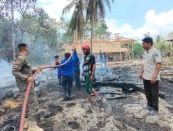 Hendak Gelar Hajatan, Rumah Warga di Pasempe Bone Ludes Terbakar