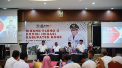 Suasana Sidang Pleno II Komisi Irigasi Kabupaten Bone