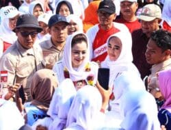 Gelar Jalan Sehat, Novita Ajak Masyarakat Dukung Prabowo-Gibran