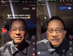 Anies Baswedan Ajak Pendukungnya Silaturahmi di Live Tiktok