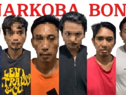 Lagi! 6 Orang Terduga Pelaku Narkoba Diringkus Polisi di Terminal Palakka Bone