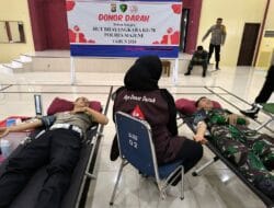 Peringatan Hari Bhayangkara ke-78, Polres Majene Gelar Donor Darah