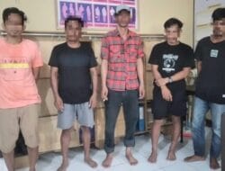 Lima Terduga Pelaku Pengeroyokan di Desa Sugiale Diringkus Polisi
