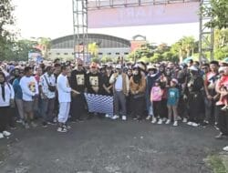 Cawagub Berau AW Gelar Jalan Santai, Hadiah Utama 5 Unit Motor