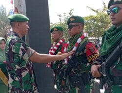 92 Prajurit dari Batalyon Infanteri 721 Makkasau Kembali ke Kesatuan Setelah Bertugas di Papua