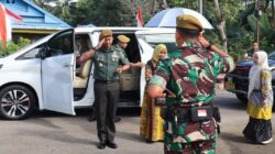 Foto: Kedatangan Danpussenarmed) Mayjen TNI Putranto Gatot Sri Handoyo.