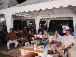 Momen Nobar Indonesia vs Australia Bersama Cawabup Berau