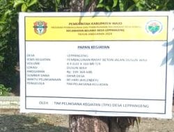 Rabat Beton di  Desa Leppangeng Disebut Tak Sesuai RAB, CCW: Kami Kantongi Data