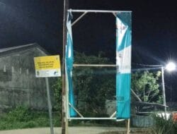 Baliho Bapaslon Bupati dan Wabup Wajo Ar Rahman Dirusak di Grandhill