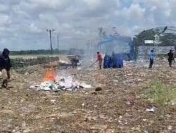 Pasca Viral, Pemdes di Duabboccoe Bersihkan Sampah Sisa Kunjungan Mentan