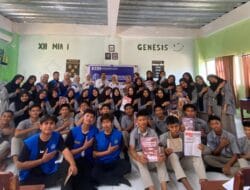 Mahasiswa KKP Unismuh Makassar Sosialisasi Pemilih Pemula di SMA Insan Cendikia Syech Yusuf