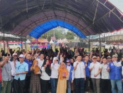SDK dan Yuki Permana Kampanye Bersama di Desa Botteng Mamuju