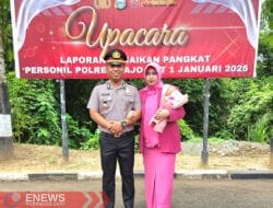 Akhir Tahun 2024, Kasat Intelkam Polres Wajo Naik Pangkat
