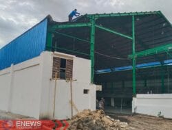 Berdalih Peringatan Dini BMKG, Proyek GOR Bulu Tangkis di Wajo Molor