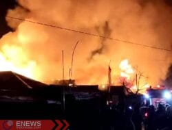 Breaking News: Kebakaran Terjadi di Jalan Milono Tanjung Redeb