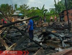 Kebakaran di Gattungan, 8 Ekor Kambing Ikut Terbakar