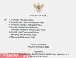 Surat Edaran Pemda Wajo Tak Bertaji, Sekda Bungkam