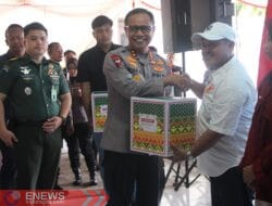 Sambut Ramadhan, Polda Gorontalo Bagikan Ribuan Paket Sembako