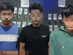 Polisi Ringkus 3 Pengedar Sabu di Bone, BB Puluhan Sachet Siap Edar