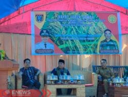Bupati Polman Hadiri Syukuran Panen di Desa Banua Baru