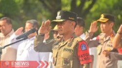 Bupati Bone, H Andi Asman Sulaiman, S.Sos, M.Si memimpin  Apel Siaga Swasembada Pangan 2025