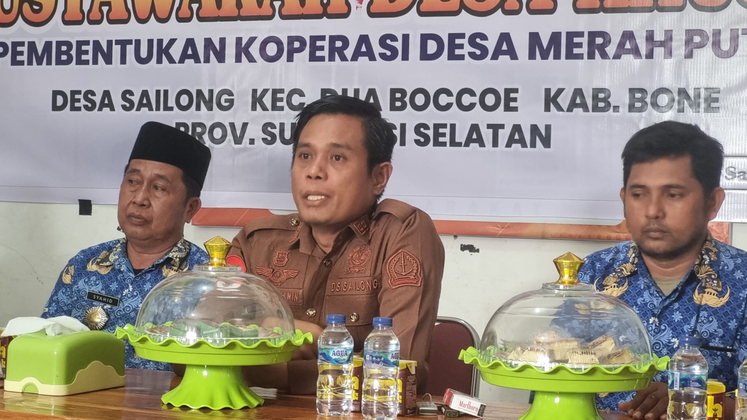 Kepala Desa Sailong, Kecamatan Dua Boccoe, Sabaruddin