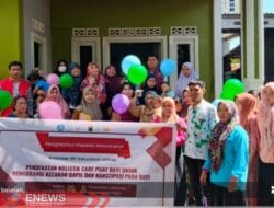 Awardee BPI Unhas Edukasi Pijat Bayi di Kelurahan Lakkang Makassar