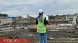 Mahasiswa Unimen saat magang di pembangunan Bendungan Jenelata Gowa Mahasiswa Unimen saat magang di pembangunan Bendungan Jenelata Gowa