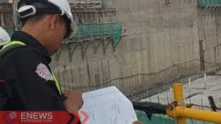 Mahasiswa Unimen saat magang di pembangunan Bendungan Jenelata Gowa Mahasiswa Unimen saat magang di pembangunan Bendungan Jenelata Gowa