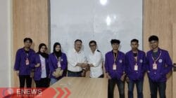 Mahasiswa Unimen saat magang di pembangunan Bendungan Jenelata Gowa Mahasiswa Unimen saat magang di pembangunan Bendungan Jenelata Gowa
