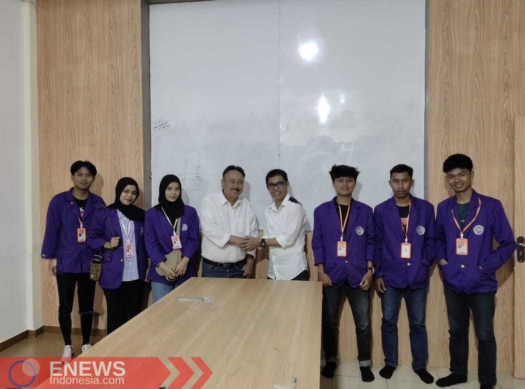Mahasiswa Unimen saat magang di pembangunan Bendungan Jenelata Gowa