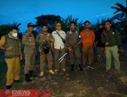 Pengguna Strom Ikan Diamankan Satpol PP Wajo di Danau Lampulung