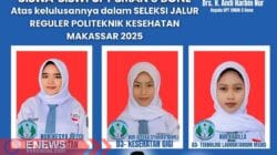 Lulus seleksi jalur reguler Poleteknik Kesehatan Makassar 2025