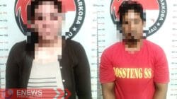 Foto: Dua terduga pelaku penyalahgunaan narkoba yang diringkus polisi di Berau.