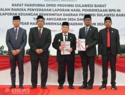 Raih WTP ke-11 Kali, DPRD Minta Pemprov Sulbar Bekerja Lebih Baik Lagi