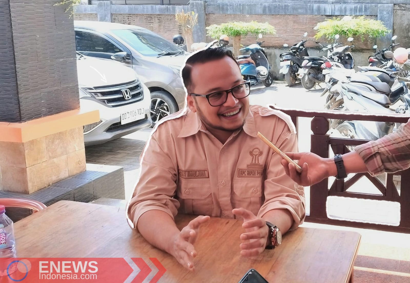 Foto: Anggota DPRD Polman dari Fraksi Golkar, Aksan Maulana. (Dok. ENews)