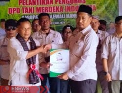 Pengurus DPD Tani Merdeka Indonesia Polman Resmi Dilantik