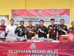Kali Kedua di Tahun 2025, Kejari Wajo Musnahkan Barang Bukti