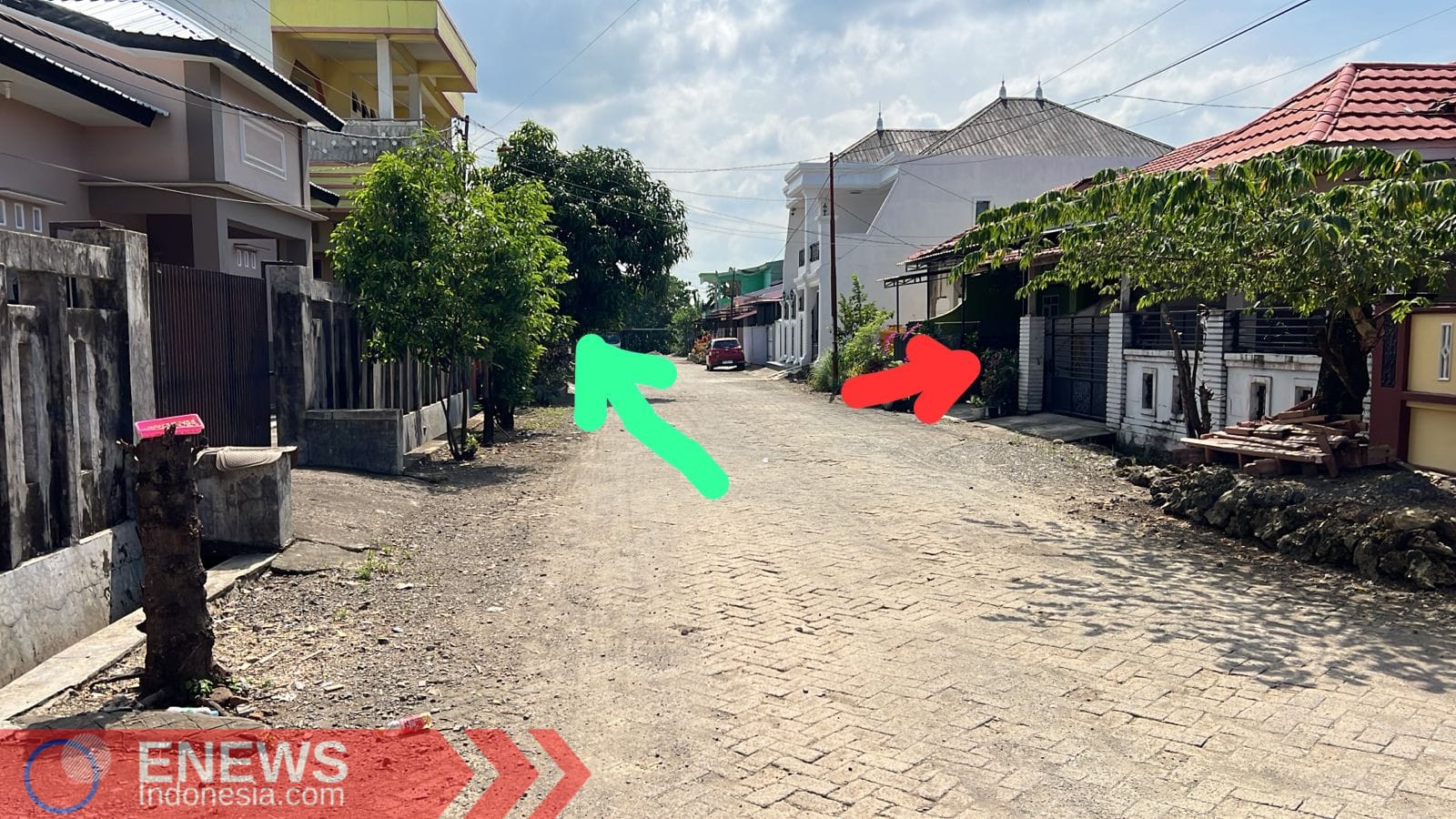 Foto: Lokasi di sekitar rumah A. Ika yang diduga sering ada pelaku penempel sabu-sabu. (Sumber: Forbes Bone)