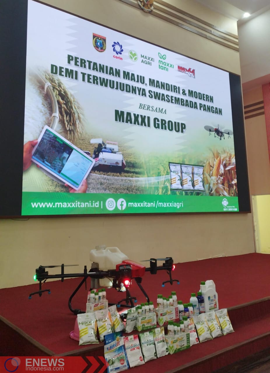 Foto: Beberapa produk teknologi pertanian PT Maxxi. (HW)
