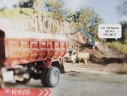 Ugal-ugalan, Dump Truk Pengangkut Material Milik CV Menara Bajak Project Dikeluhkan Warga Gilireng Wajo