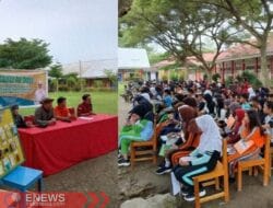 DLHK Polman Sosialisasi di SMPN 4 Polewali, Pemilahan Sampah Jadi Uang