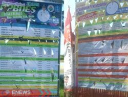 Ramai Dikritik, Pemdes Latonro Kembali Pasang Spanduk Informasi Anggaran Desa