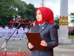 Srikandi Cantik, Andi Tenri Walinonong Baca Teks Proklamasi pada Peringatan HUT ke-80 RI
