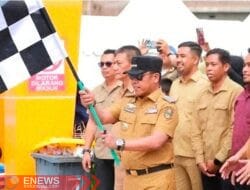 Bupati Wajo Lepas Peserta Gerak Jalan Indah di RTH Callaccu