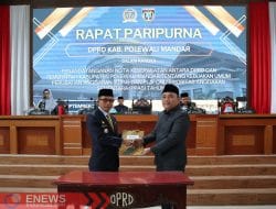 DPRD dan Pemkab Polman Tandatangani Nota Kesepakatan KUPA PPAS Tahun 2025