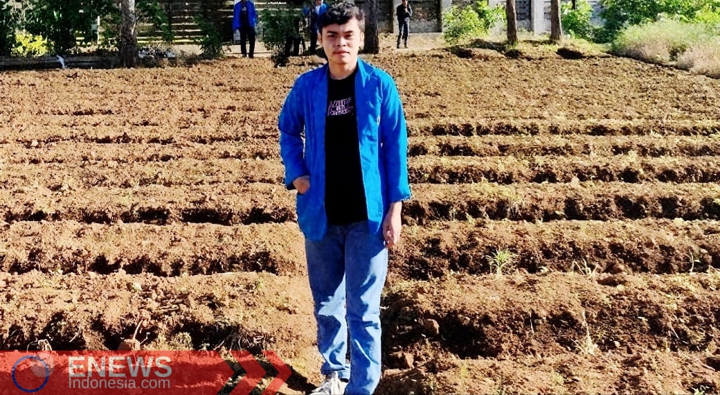 Foto: Muh. Alif Akbar Barsut, mahasiswa Program Studi Agroteknologi Universitas Muhammadiyah (Unim) Kabupaten Bone.